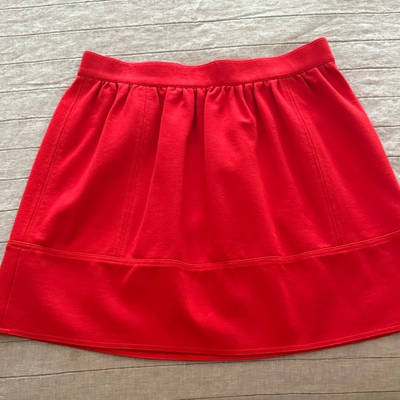 Madewell Vibrant Red Mini Skirt - Picture 2 of 4